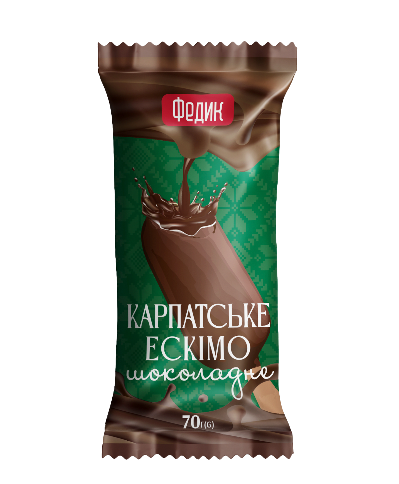 Морозиво ескімо шоколад Карпатське